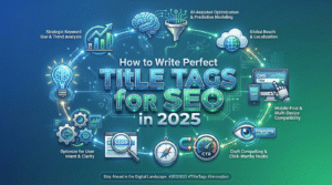 Banner image on how to write perfect title tat