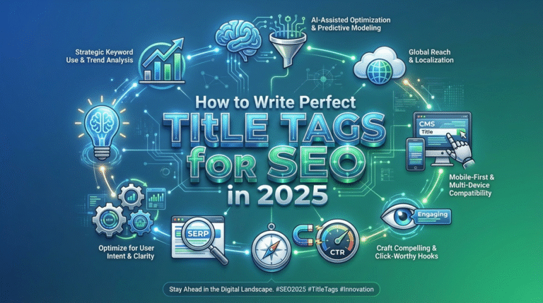 Banner image on how to write perfect title tat